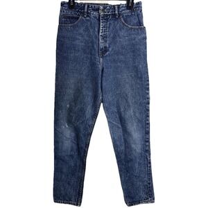 Vtg 90s Georges Marciano Guess‎ Mom Jeans Womens 31 28x30 Distressed Blue USA